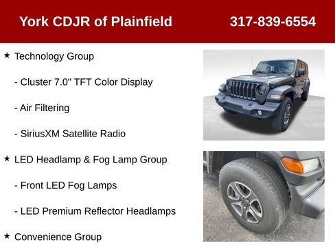 Used 2023 Jeep Wrangler Unlimited Sport AWD/4WD image 15