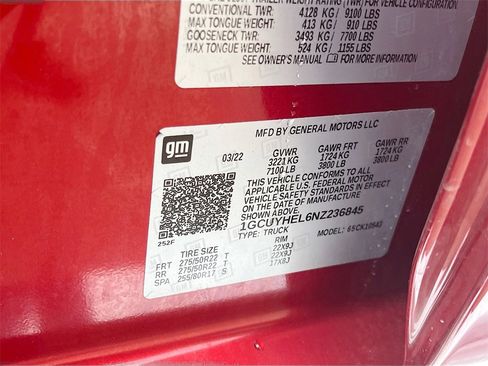 Used 2022 Chevrolet Silverado 1500 High Country image 33