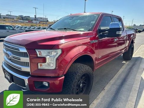 Used 2015 Ford F150 Platinum w/ Technology Package AWD/4WD image 3