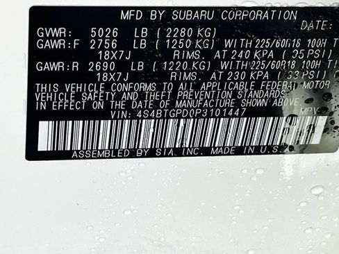 Used 2023 Subaru Outback Touring XT w/ Tech Package 3 image 37