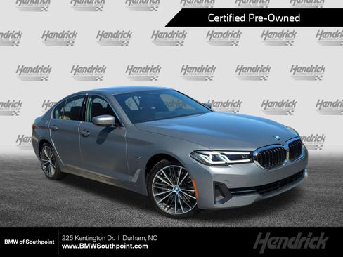 Certified 2023 BMW 530e xDrive w/ Premium Package AWD/4WD image 1