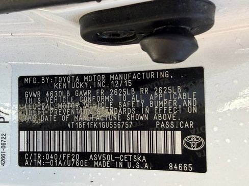 Used 2016 Toyota Camry SE FWD image 37