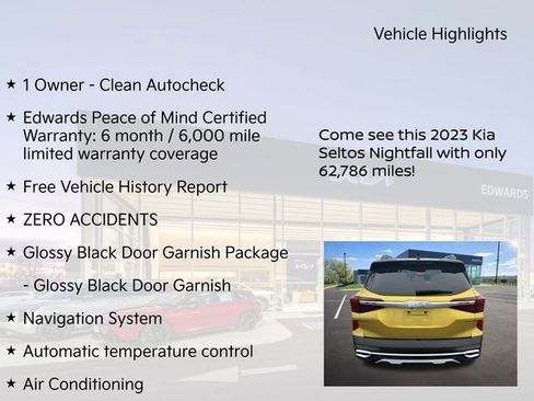 Used 2023 Kia Seltos Nightfall Edition AWD/4WD image 11