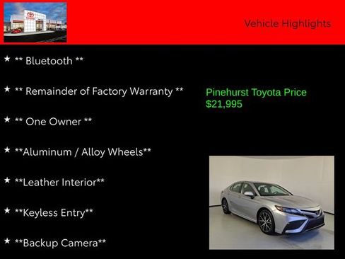 Used 2024 Toyota Camry SE image 7