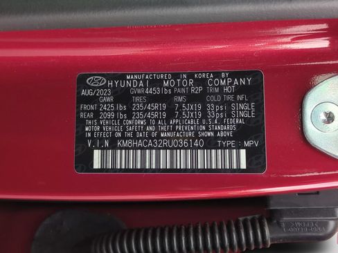Certified 2024 Hyundai Kona N Line AWD/4WD image 29