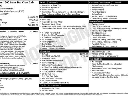 New 2026 RAM 1500 Lone Star AWD/4WD image 26