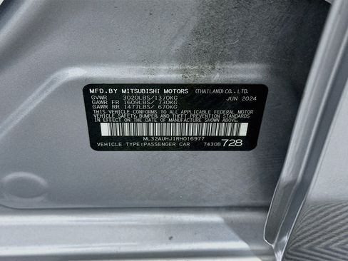 Used 2024 Mitsubishi Mirage ES FWD image 12