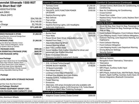 New 2026 Chevrolet Silverado 1500 RST w/ Safety Package AWD/4WD image 5
