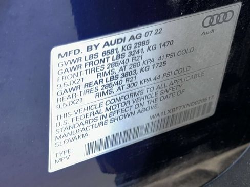 Certified 2022 Audi Q7 3.0T Premium Plus w/ Premium Plus Package AWD/4WD image 23