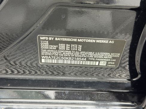 Used 2019 BMW 740i w/ M Sport Package RWD image 21