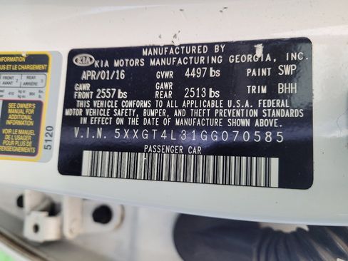 Used 2016 Kia Optima LX w/ LX Convenience Package image 33