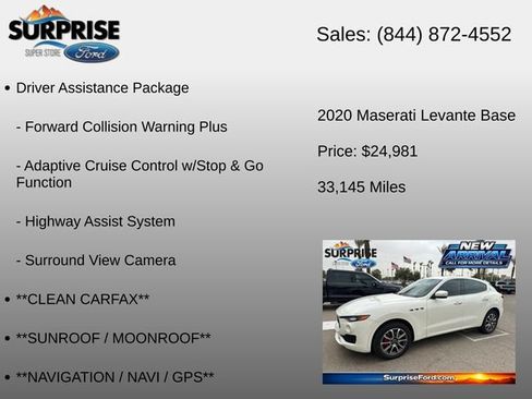 Used 2020 Maserati Levante AWD/4WD image 6