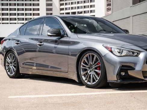Used 2021 INFINITI Q50 Red Sport 400 w/ Proactive Package RWD image 58