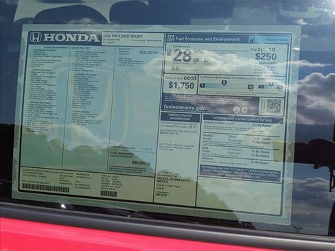 New 2026 Honda HR-V Sport image 23