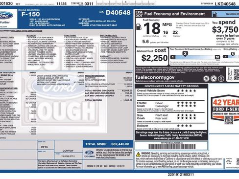 Used 2020 Ford F150 Lariat AWD/4WD image 24