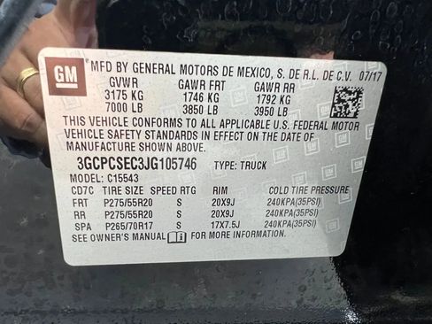 Used 2018 Chevrolet Silverado 1500 LTZ w/ Sport Package image 24