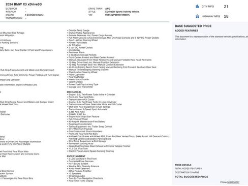 Used 2024 BMW X3 xDrive30i image 5