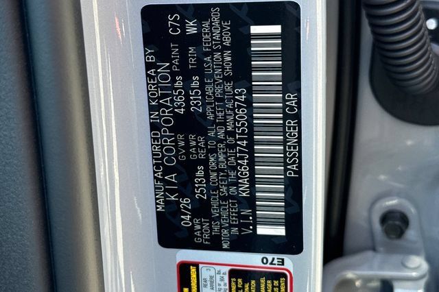 New 2026 Kia K5 GT-Line w/ GT-Line Red Interior Package FWD image 34