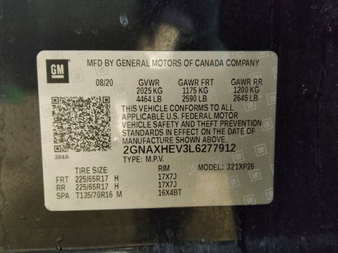 Used 2020 Chevrolet Equinox LS w/ LS Convenience Package FWD image 33