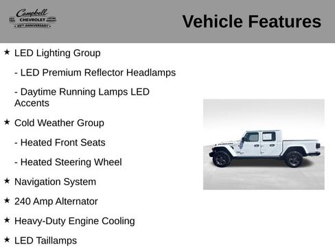 Used 2022 Jeep Gladiator Rubicon w/ LED Lighting Group AWD/4WD image 10