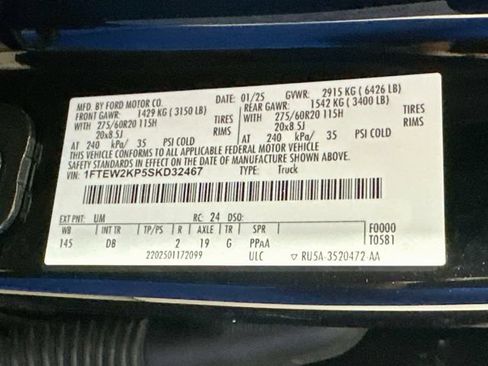 Used 2025 Ford F150 STX w/ Equipment Group 200A RWD image 24
