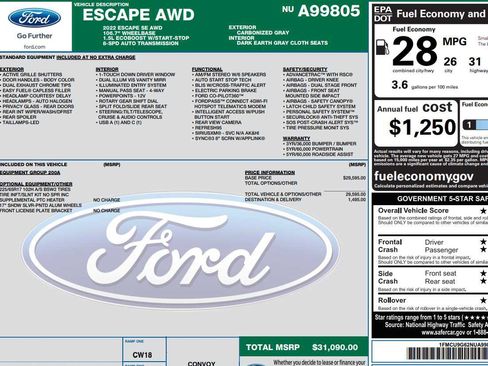 Used 2022 Ford Escape SE image 2