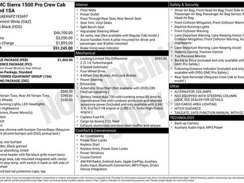 Used 2023 GMC Sierra 1500 Pro w/ Pro Value Package image 25