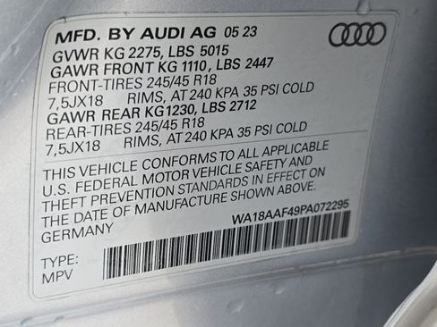 Used 2023 Audi A4 2.0T allroad Premium Plus w/ Premium Plus Package AWD/4WD image 35