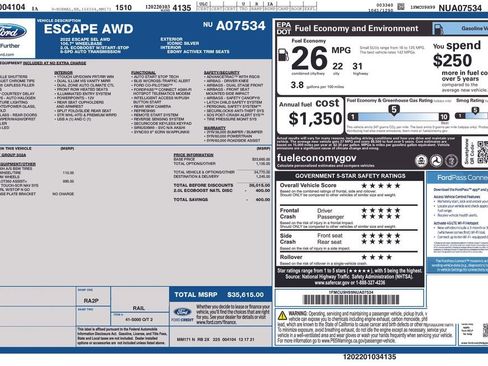 Used 2022 Ford Escape SEL image 5