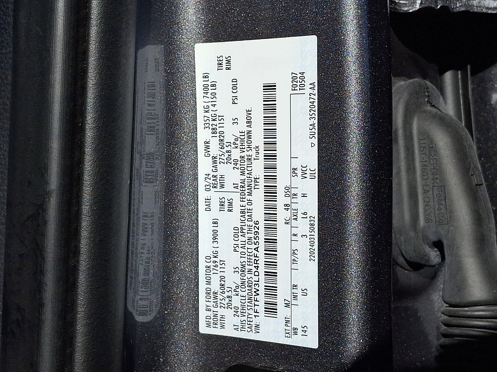 Certified 2024 Ford F150 XLT w/ Equipment Group 303A High AWD/4WD image 34