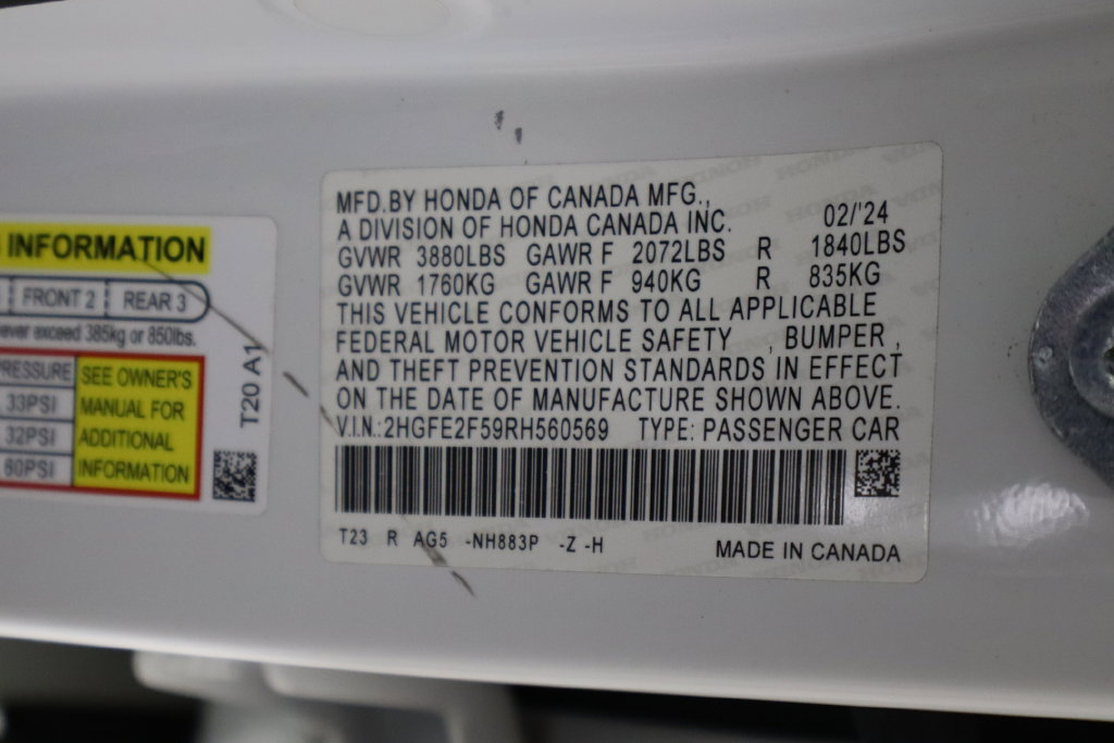 Used 2024 Honda Civic Sport image 34
