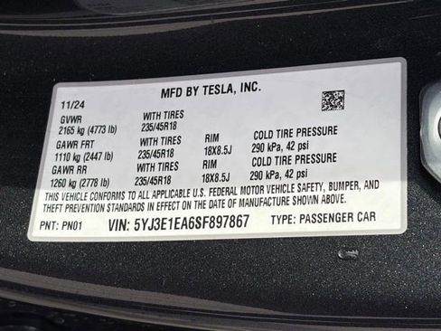 Used 2025 Tesla Model 3 Long Range image 37