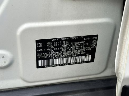 Used 2019 Subaru Outback 2.5i Premium image 28