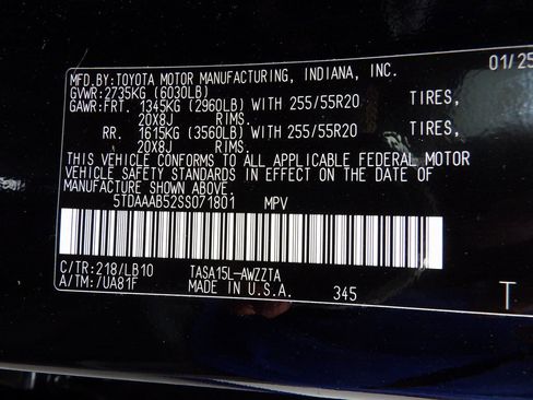 Used 2025 Toyota Grand Highlander AWD image 63