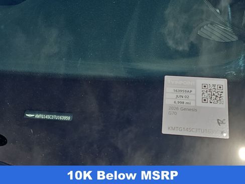 Certified 2026 Genesis G70 2.5T RWD image 24