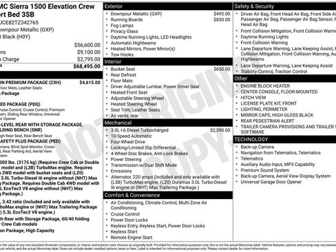 New 2026 GMC Sierra 1500 Elevation w/ Elevation Premium Package AWD/4WD image 9