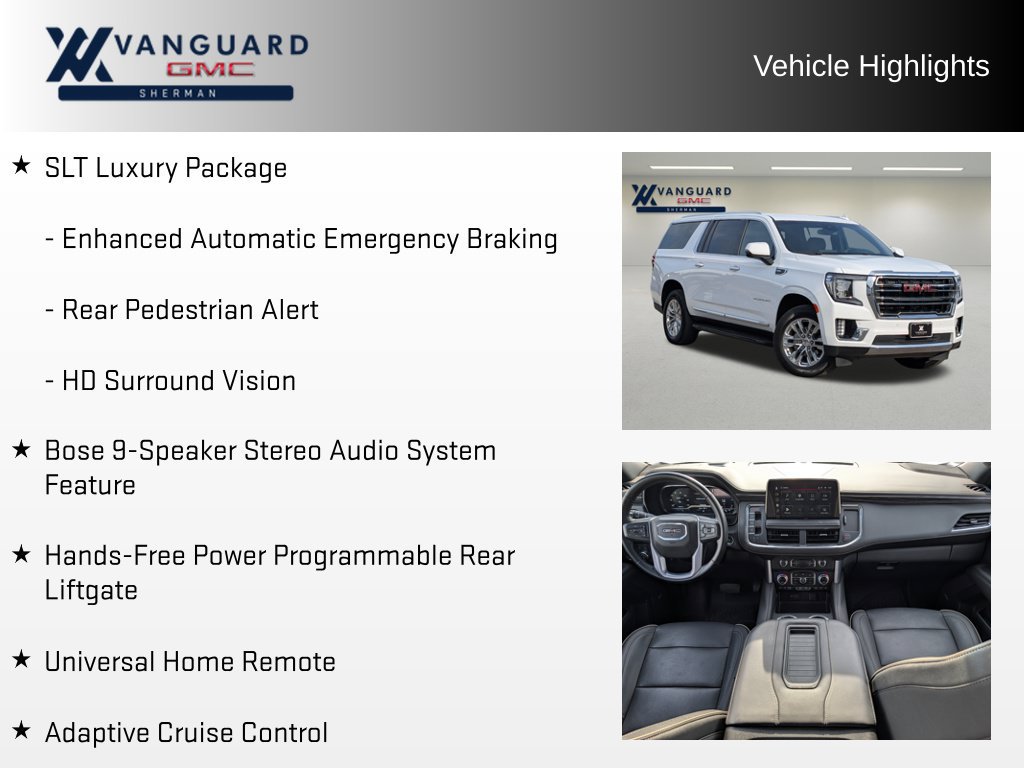 Used 2023 GMC Yukon XL SLT w/ SLT Luxury Package AWD/4WD image 21