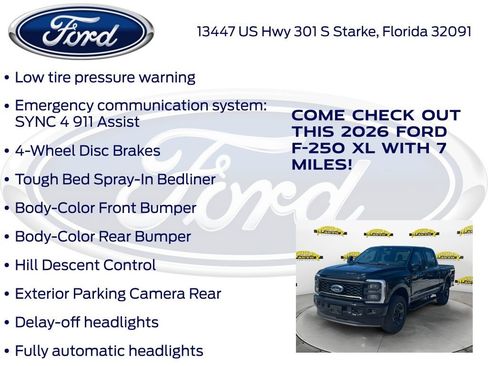 New 2026 Ford F250 XL w/ STX Appearance Package image 30