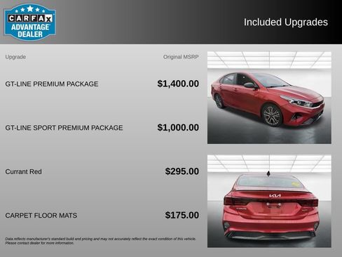 Used 2024 Kia Forte GT-Line w/ GT-Line Premium Package FWD image 3