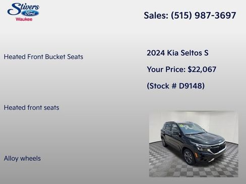 Used 2024 Kia Seltos S AWD/4WD image 16