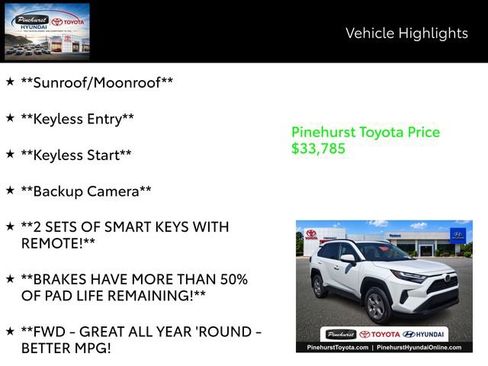 Certified 2025 Toyota RAV4 XLE w/ Convenience Package FWD image 14