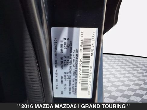 Used 2016 MAZDA MAZDA6 Grand Touring w/ GT Technology Package FWD image 35