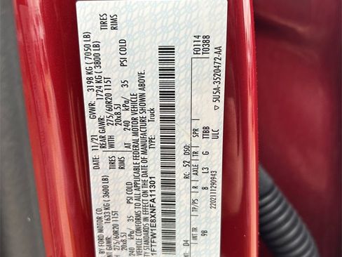 Used 2022 Ford F150 Platinum w/ Equipment Group 701A High image 10