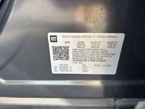 Used 2022 Chevrolet Equinox LT w/ Driver Convenience Package FWD image 10