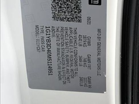 Used 2021 Chevrolet Corvette Stingray Preferred Conv w/ Z51 Performance Package image 25