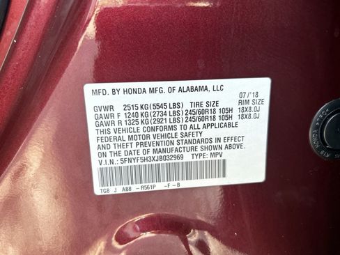 Used 2018 Honda Pilot EX image 2