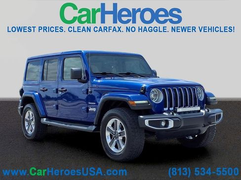 Used 2018 Jeep Wrangler Unlimited Sahara w/ Dual Top Group image 1