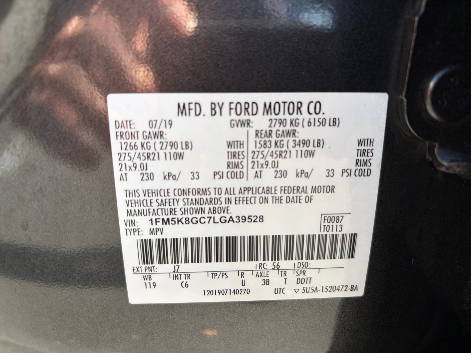 Used 2020 Ford Explorer ST w/ ST High-Performance Pack AWD/4WD image 32