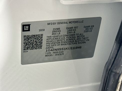 Used 2019 Buick LaCrosse Preferred FWD image 12