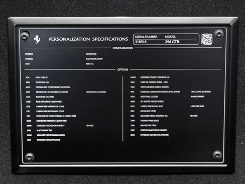 Certified 2025 Ferrari 296 GTB RWD image 20